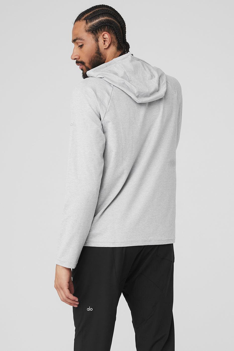 The Conquer Hoodie - Athletic Heather Grey Product Image