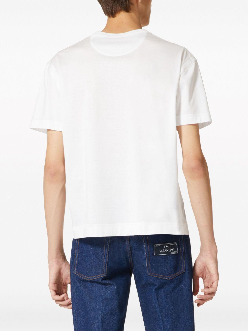 logo-appliqué cotton T-shirt Product Image