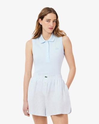 Slim Fit L.12.D Sleeveless Stretch Polo Shirt Product Image
