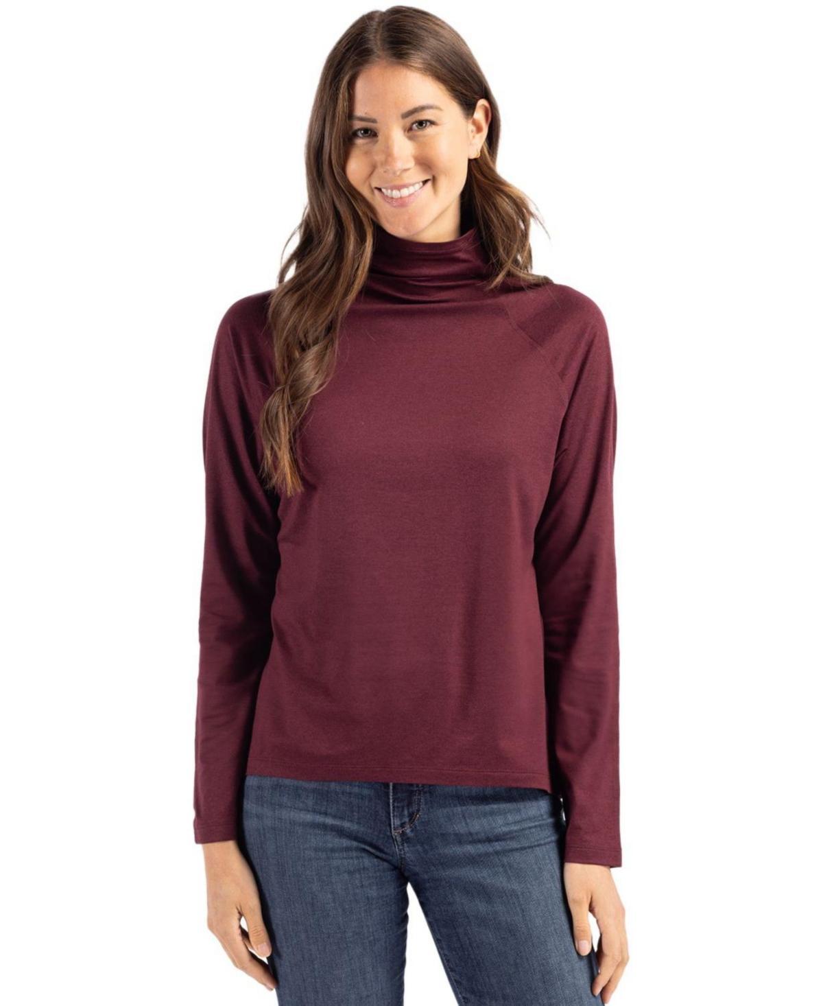 Cutter & Buck Womens Coastline Epic Comfort Eco Recycled Funnel Neck Product Image