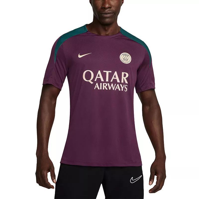 Men's Nike Burgundy Paris Saint-Germain 2024/25 Strike Performance Top, Size: 2XL, Psg Med Re Product Image