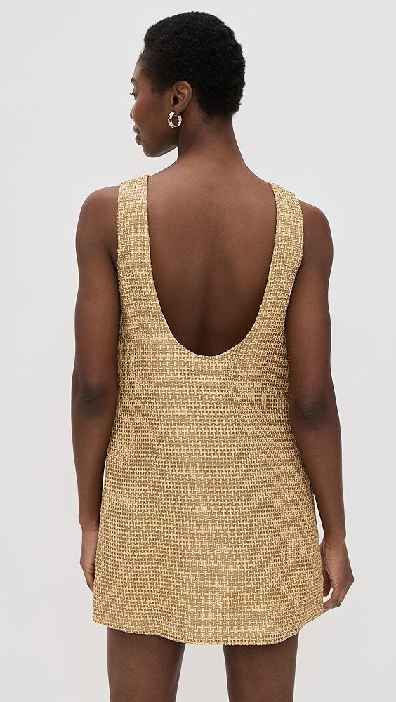 SIMONMILLER Sina Raffia Mini Dress | Shopbop Product Image