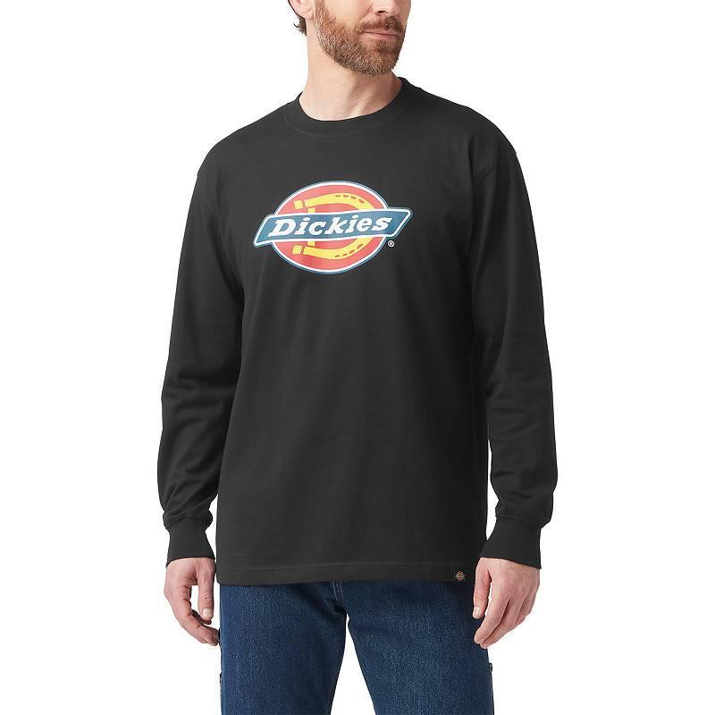 Big & Tall Dickies Wordmark Graphic Long Sleeve Tee, Mens Product Image