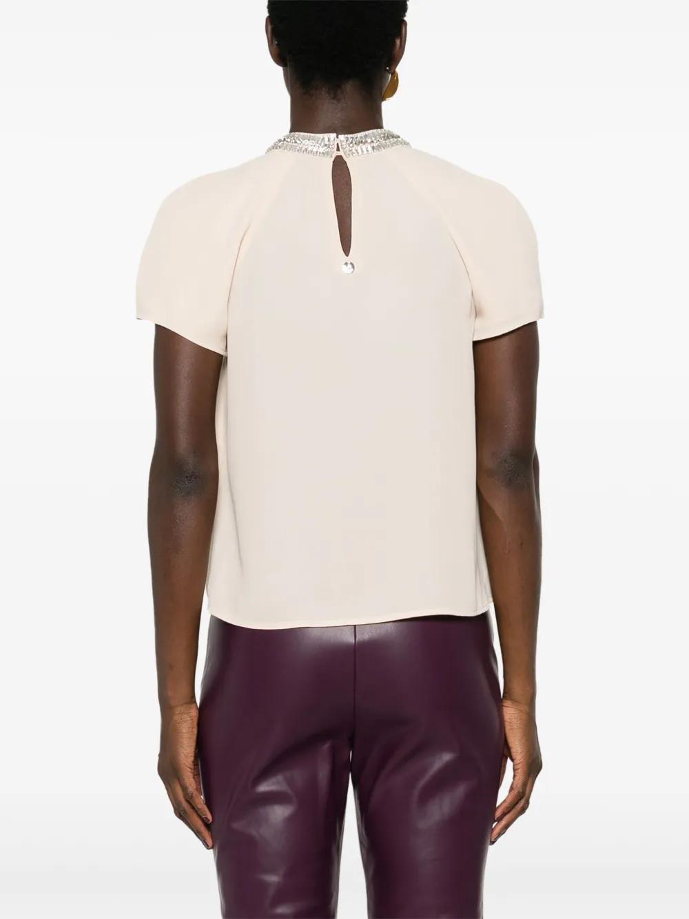 rhinestoned georgette top  Product Image