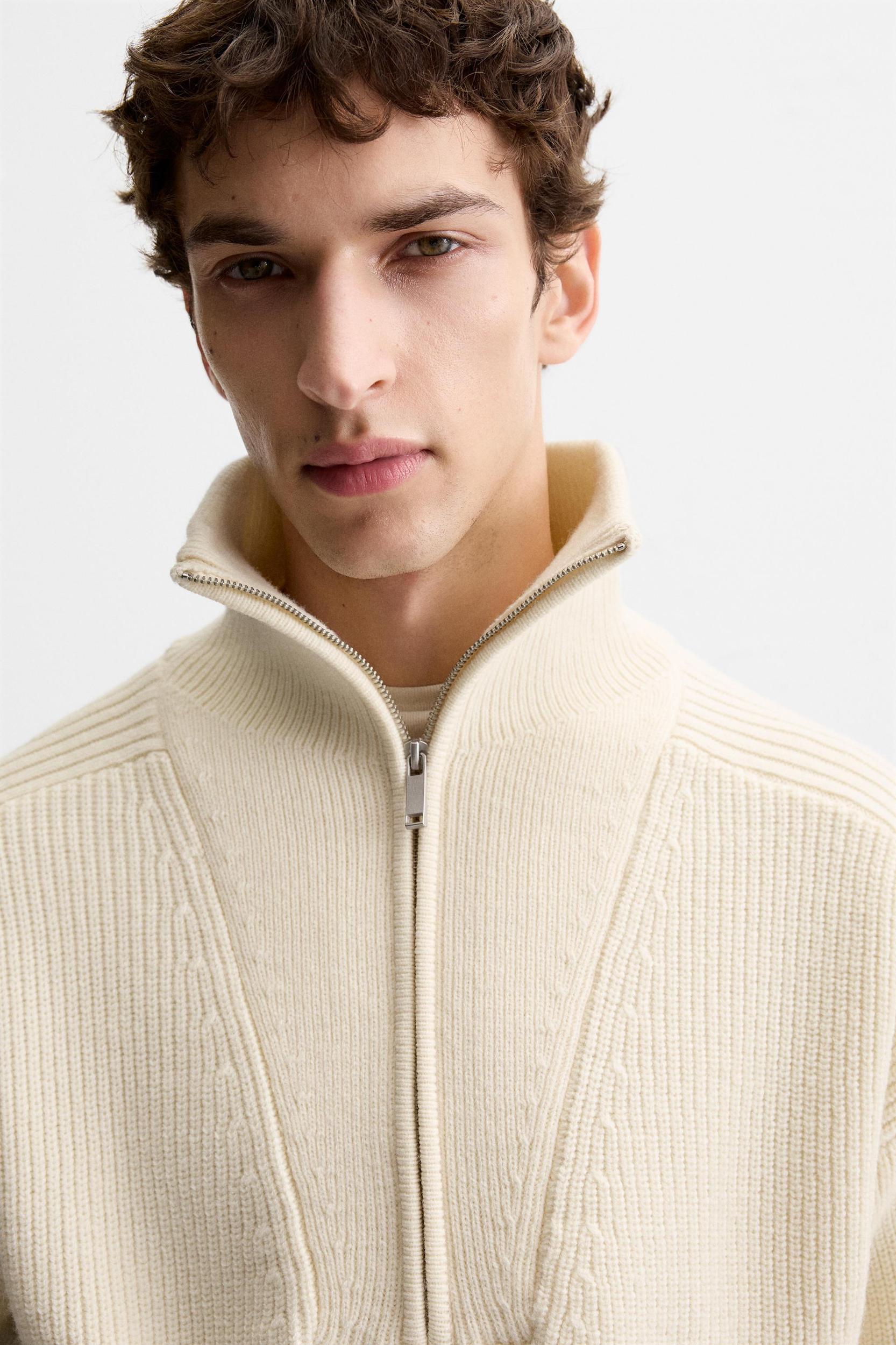 ZIP COLLAR SWEATER Product Image
