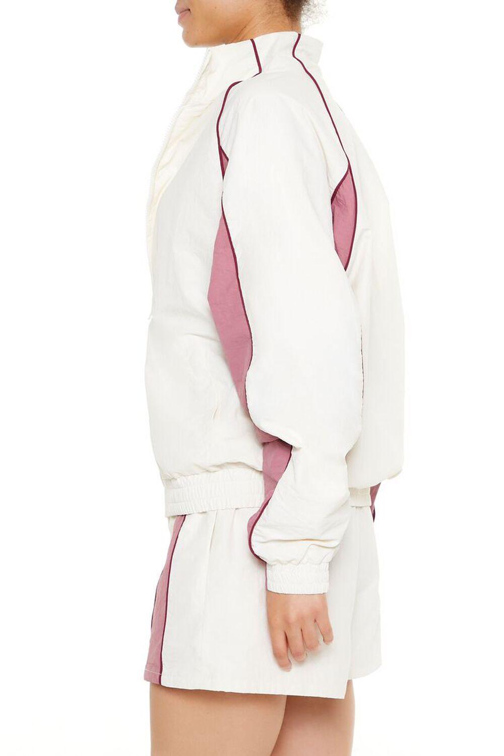 Colorblock Zip-Up Bomber Jacket | Forever 21 Product Image