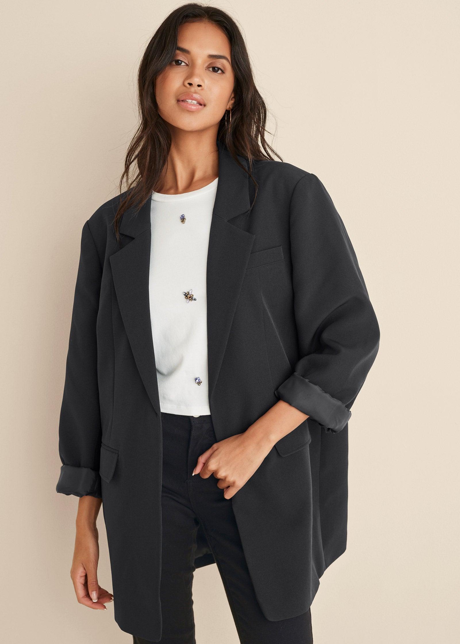 Oversized Blazer - Black Product Image