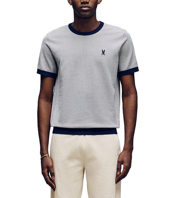 Psycho Bunny Ali Jacquard Knit Short Sleeve T-Shirt Product Image
