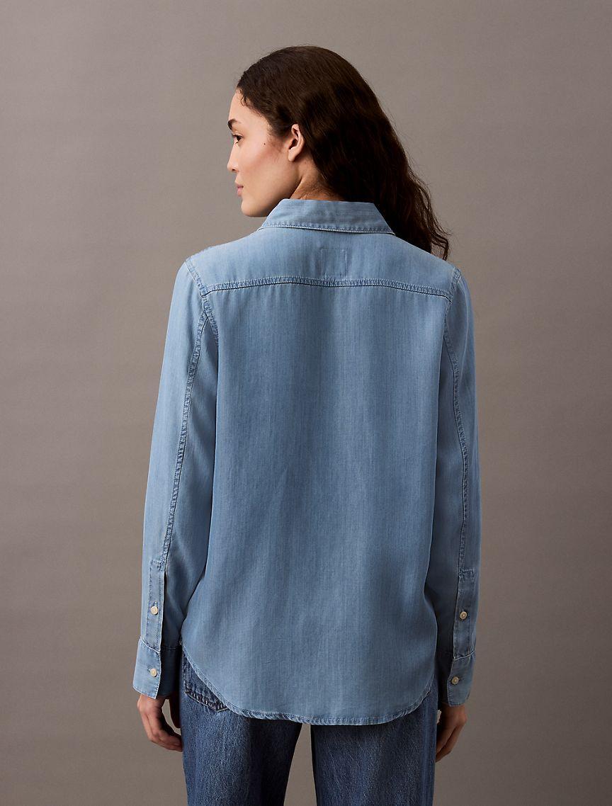 Lyocell Button-Down Shirt Product Image