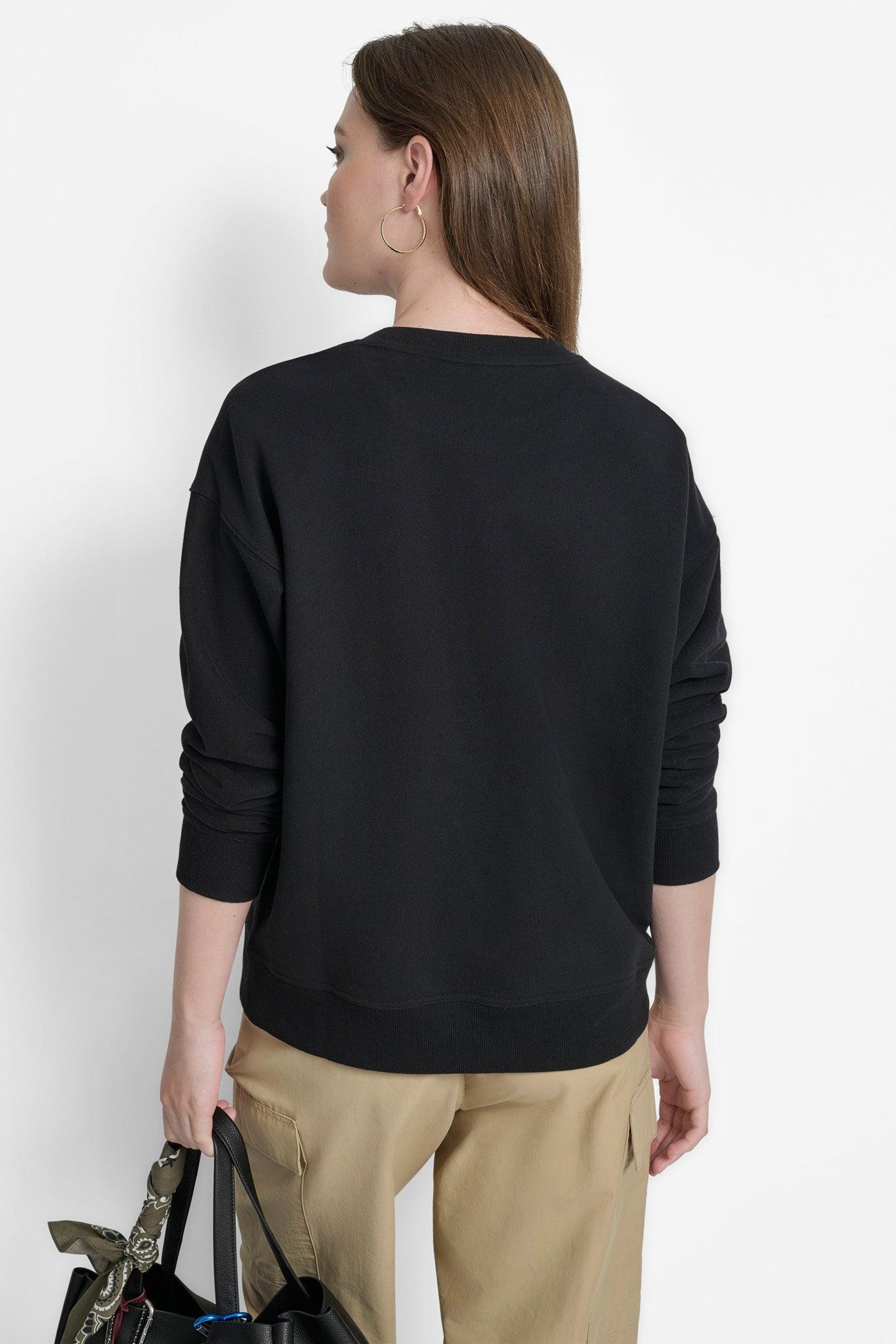 STACKED BASKETWEAVE LOGO SWEATSHIRT Product Image