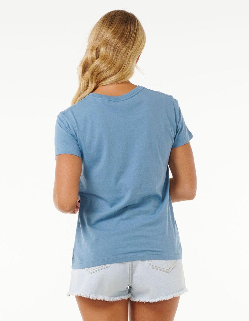 RIP CURL High Tide Psychic Womens Tee - DUSTY BLUE Product Image