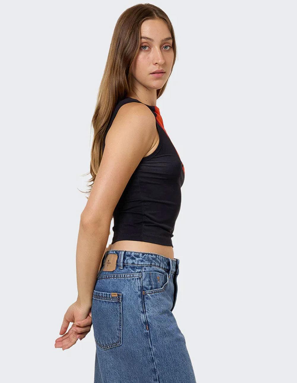 THRILLS Lucky For You Womens Sleeveless Top - BLACK COMBO Product Image