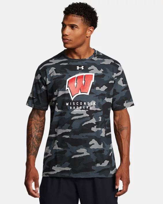 UA Performance Cotton Camo Collegiate Mens T-Shirt Product Image