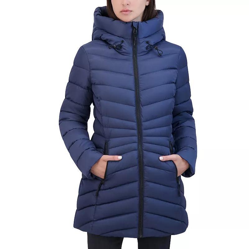 Womens Halitech Midweight Faux-Fur Trim Midweight Puffer Jacket Product Image