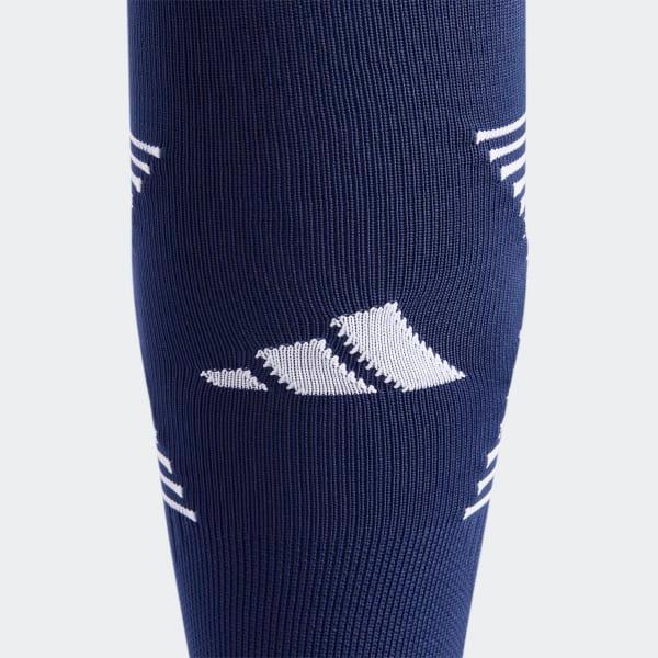 Men's adidas Metro 6 Over The Calf Socks, Size: Large, Black White Product Image