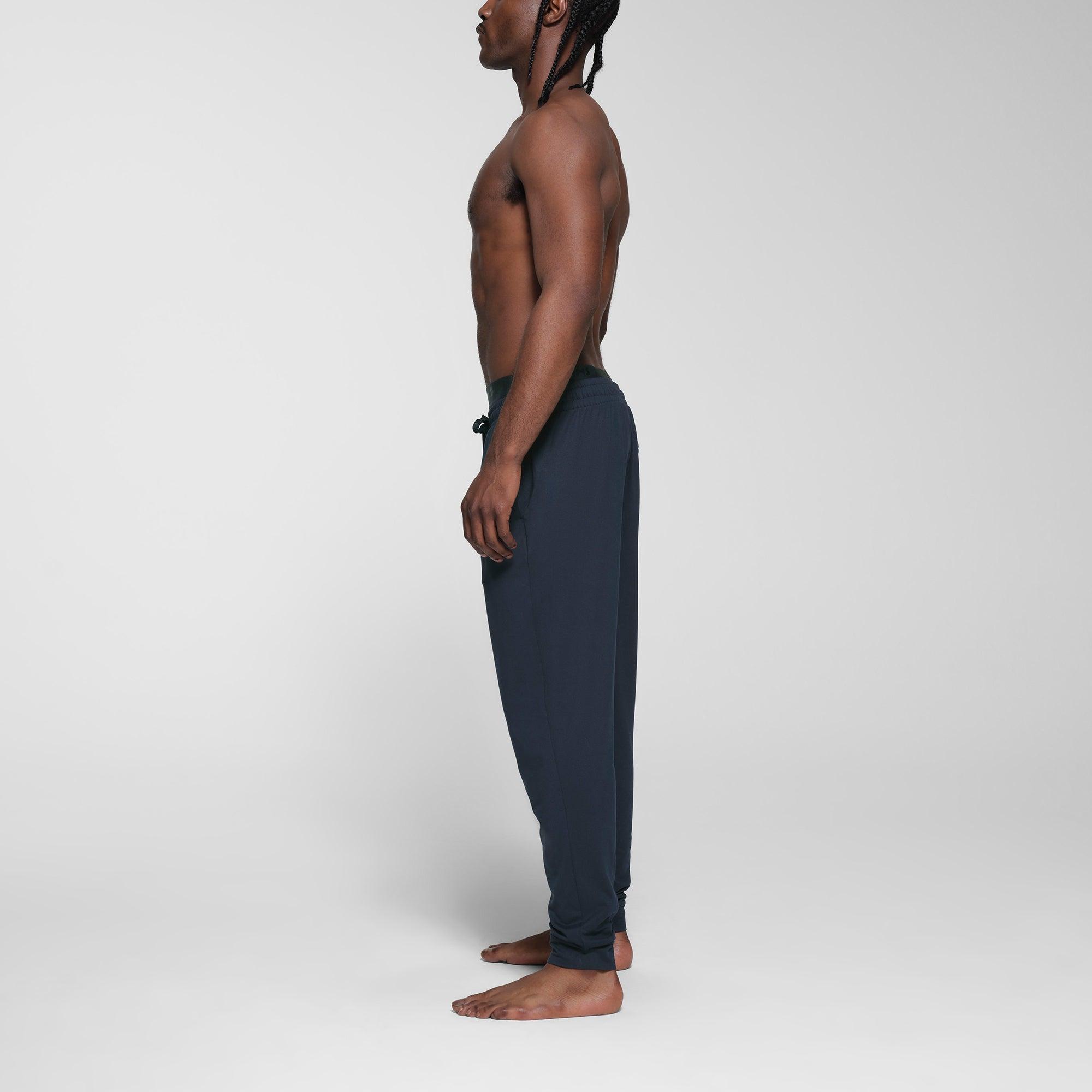 FLEECE LOUNGE MENS TAPERED JOGGER | NAVY Product Image