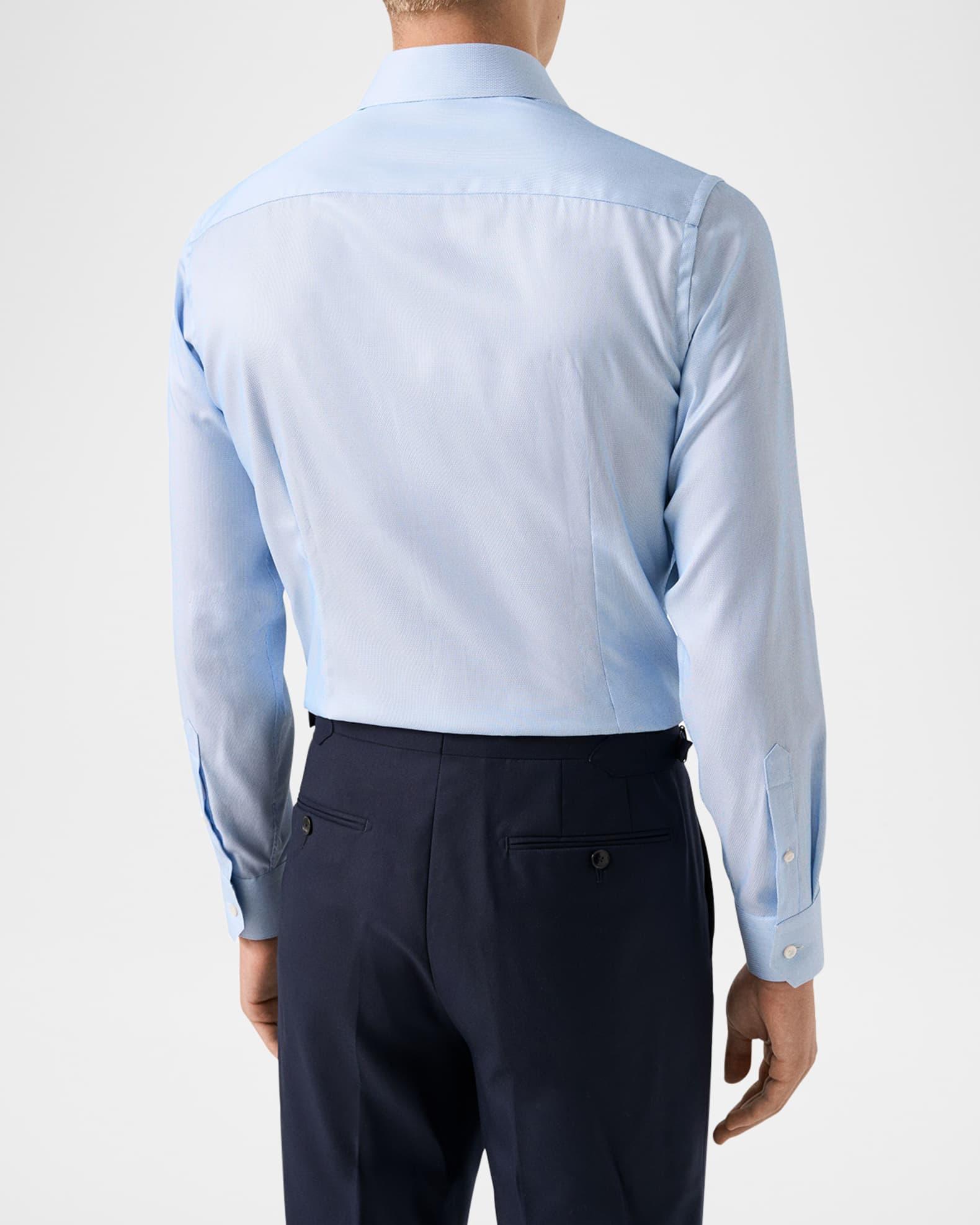 Men's Elevated Supima 120 Contemporary-Fit Dress Shirt Product Image