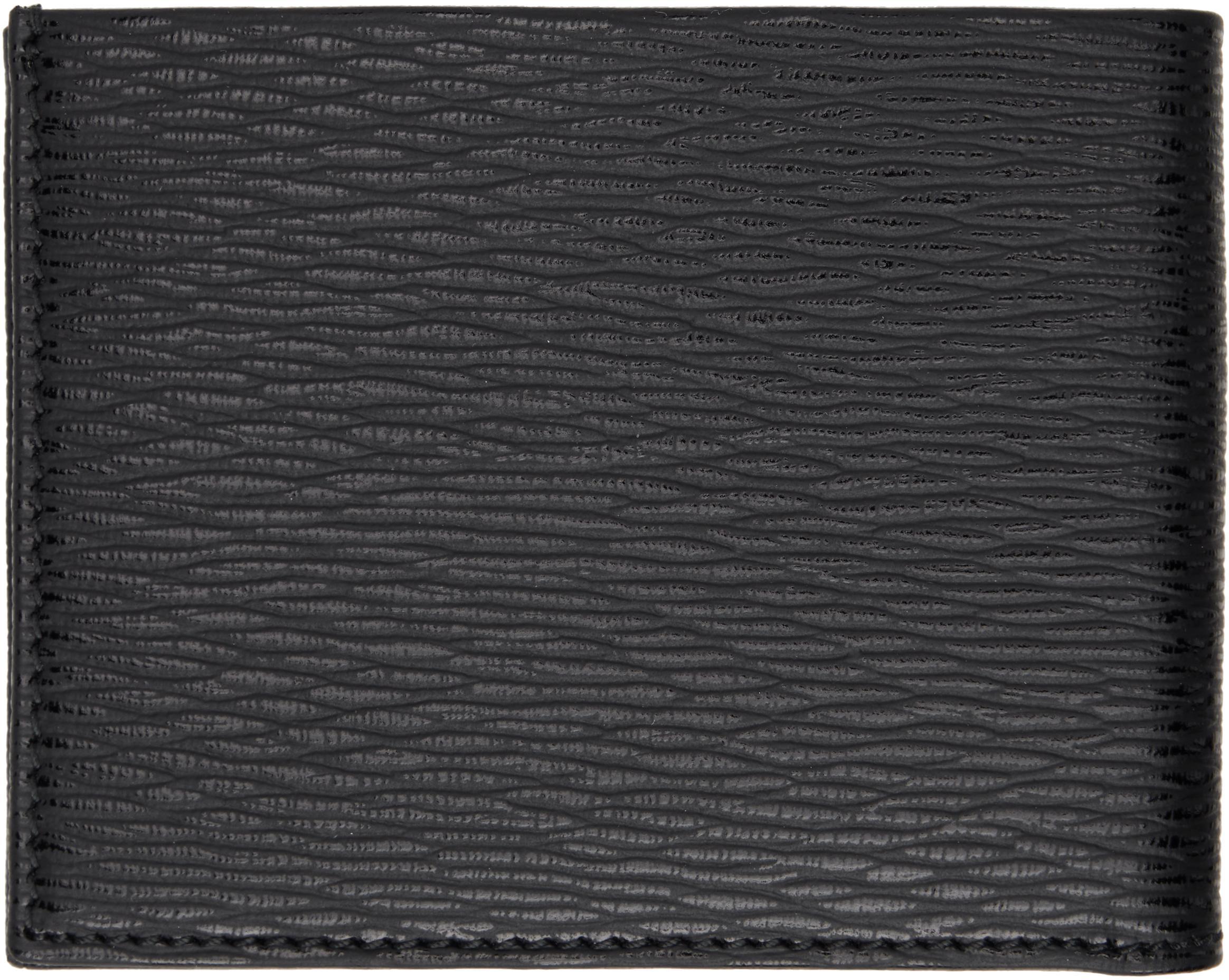 FERRAGAMO Black Gancini Wallet Product Image