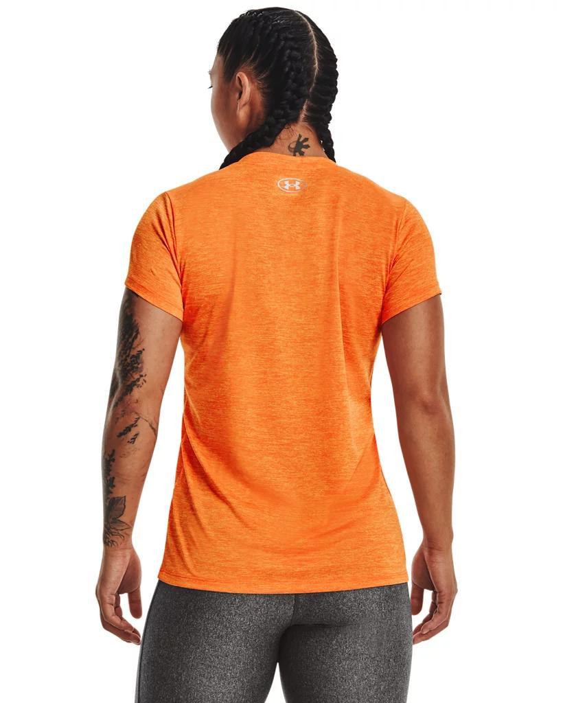 UA Tech Twist Womens V-Neck Short Sleeve Product Image