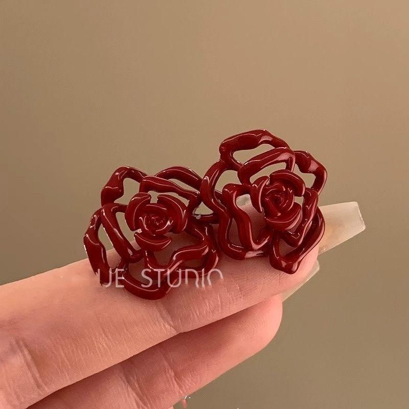 Flower Alloy Stud Earring Product Image