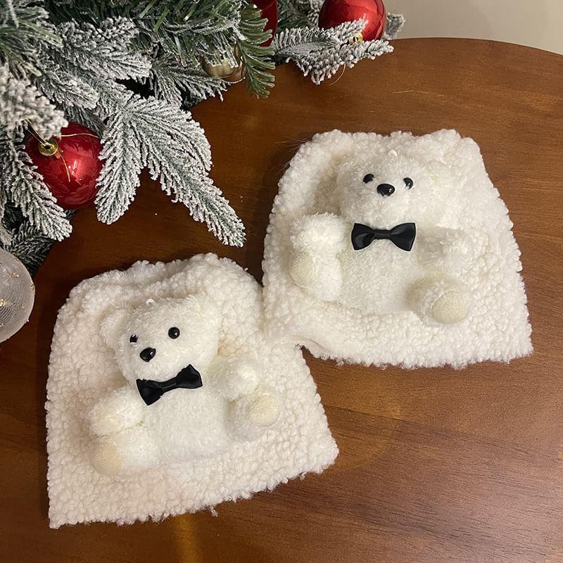 Bear Accent Fleece Leg Warmers Product Image