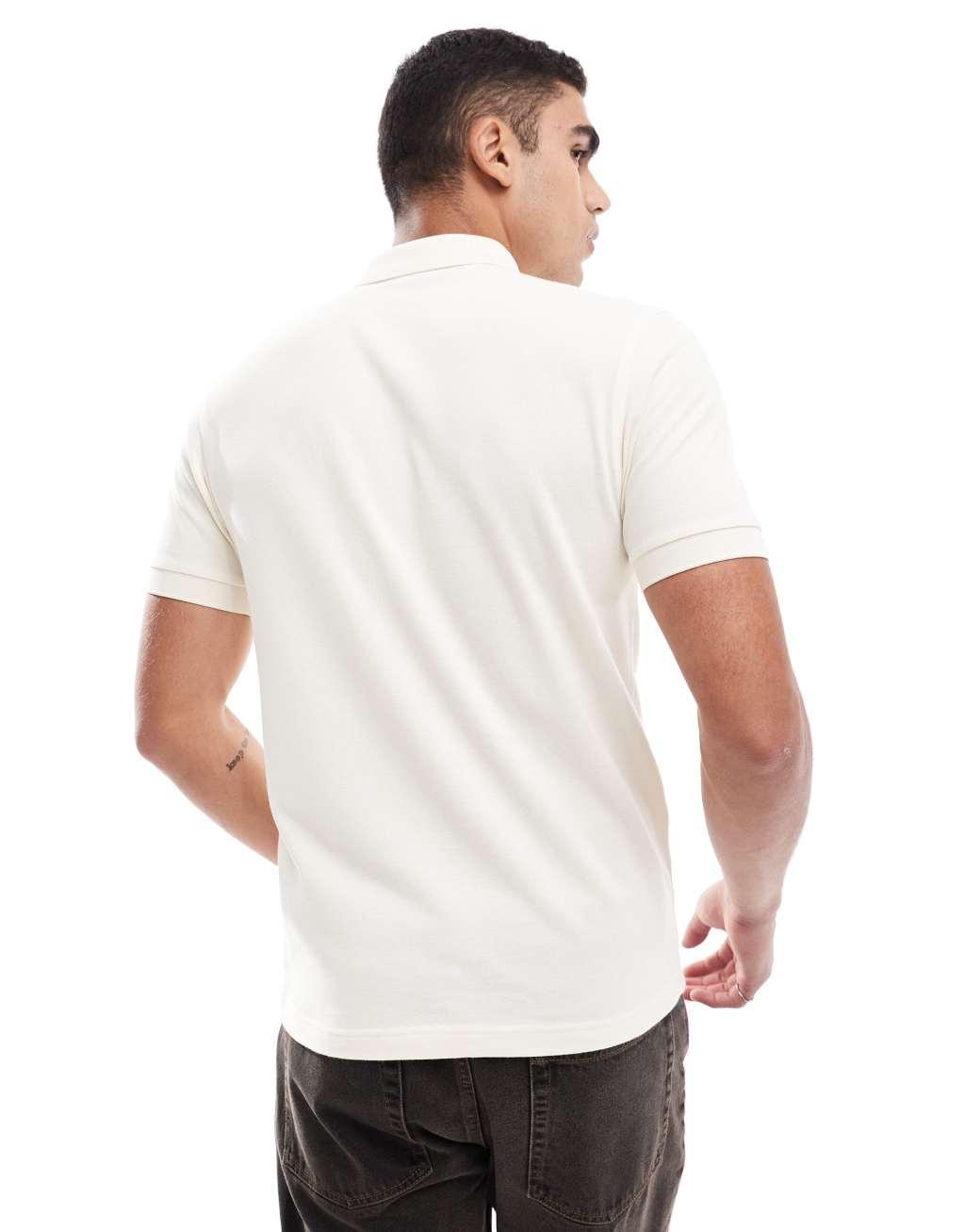 Fred Perry polo shirt in off white Product Image