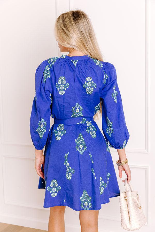 Vineyard Charm Floral Mini Dress Product Image