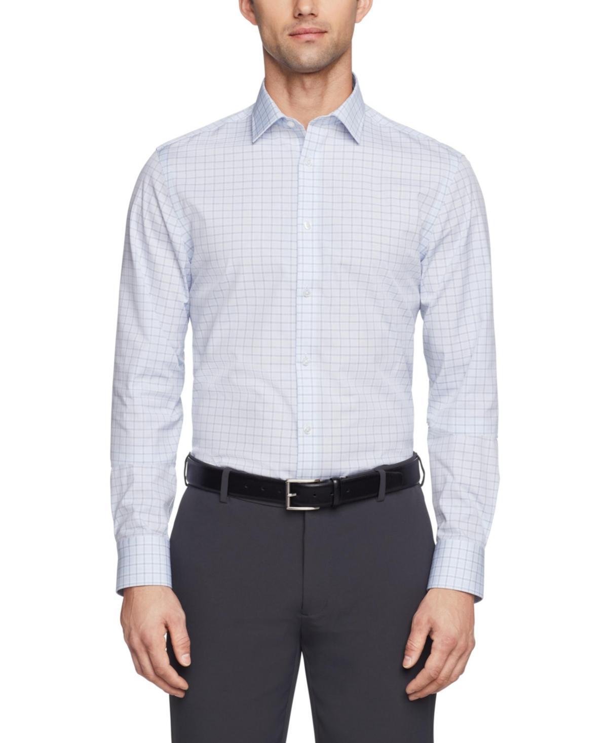 Calvin Klein Mens Refined Slim Fit Stretch Dress Shirt Product Image