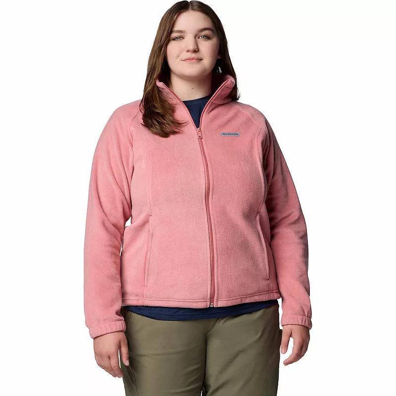 Plus Size Columbia Benton Springs Full-Zip Fleece Jacket, Women's, Size: 1XL, Alpenglow Product Image