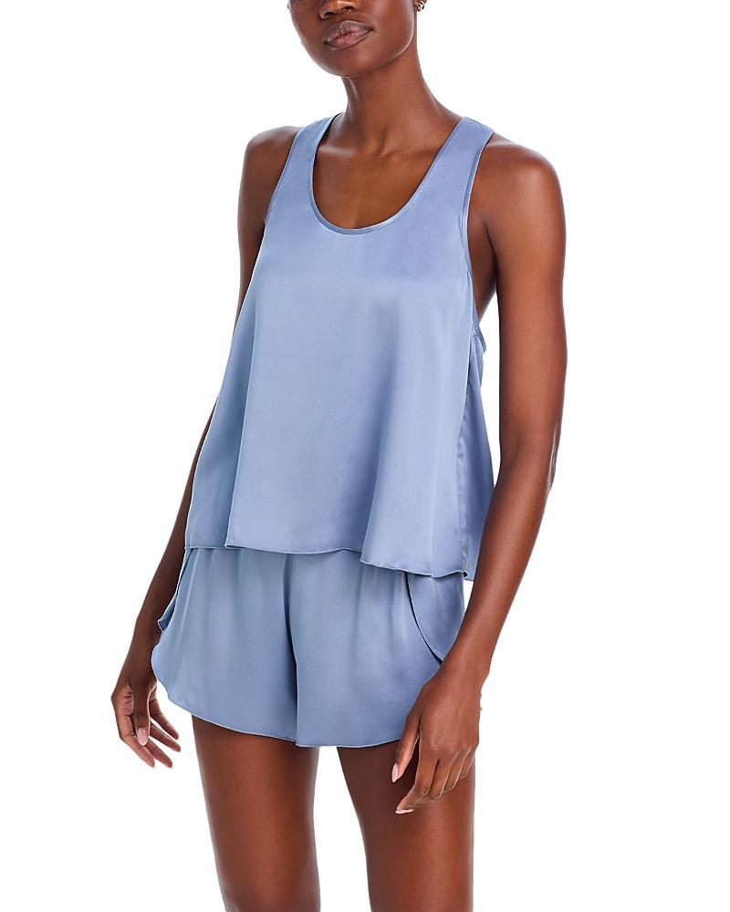 Womens Washable Silk Tulip-Back Pajama Set Product Image