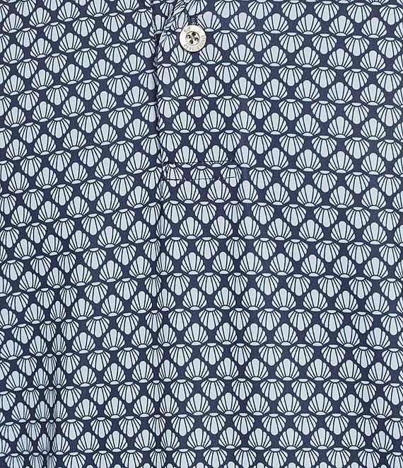 Roundtree & Yorke Performance Short Sleeve Floral Print Polo Shirt Product Image