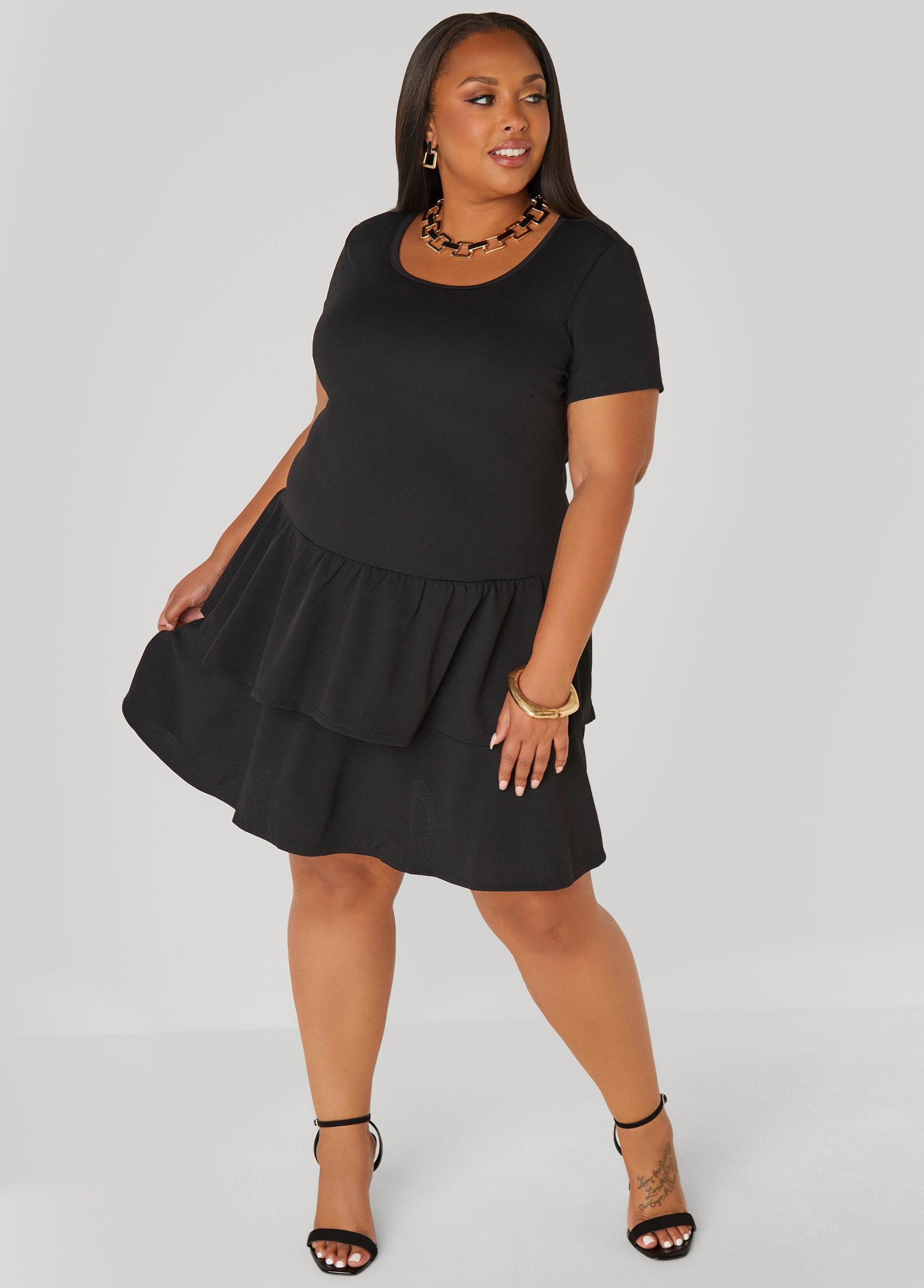 Textured Tiered Dress Product Image