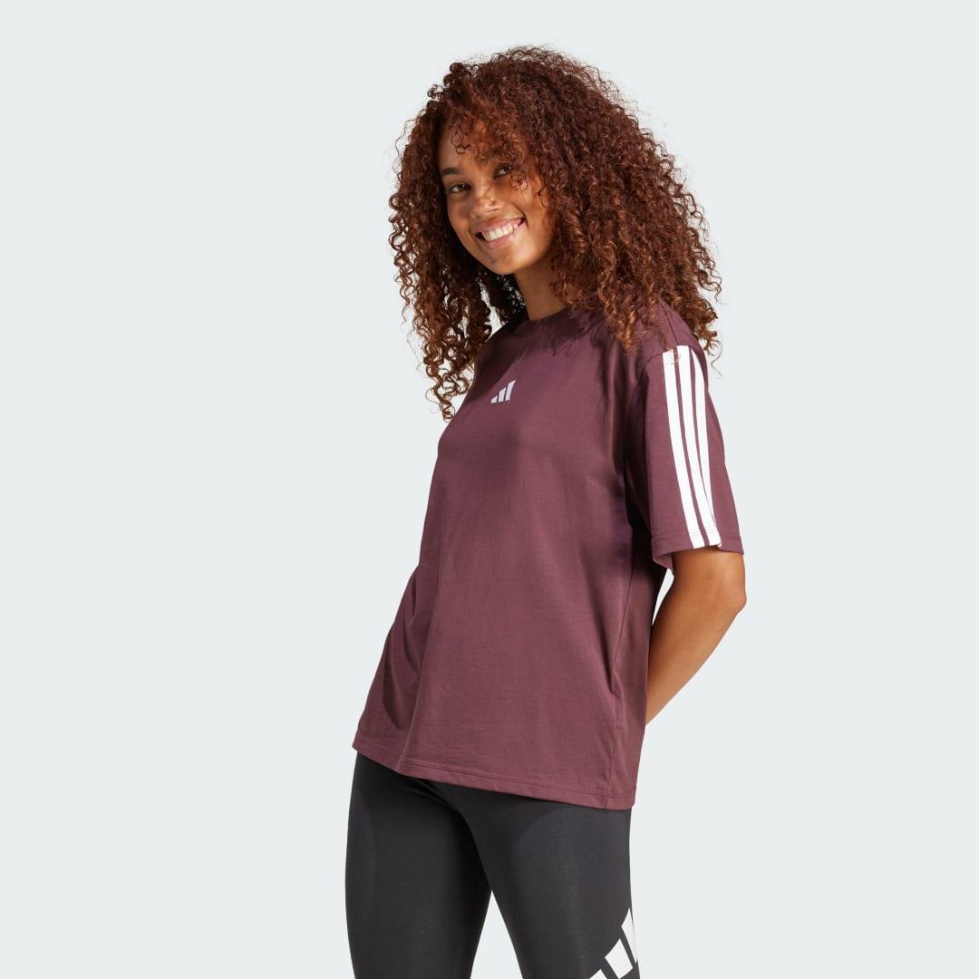 Essentials 3-Stripes Boyfriend Tee Product Image