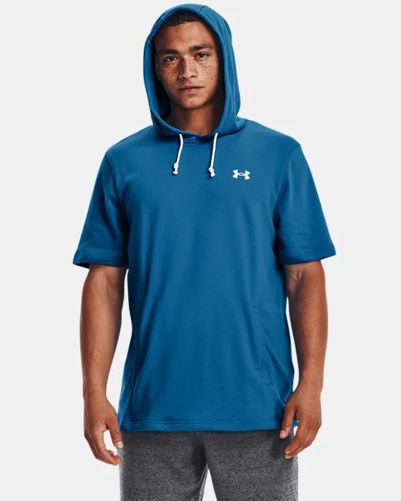 UA Rival Terry Mens Short Sleeve Hoodie Product Image