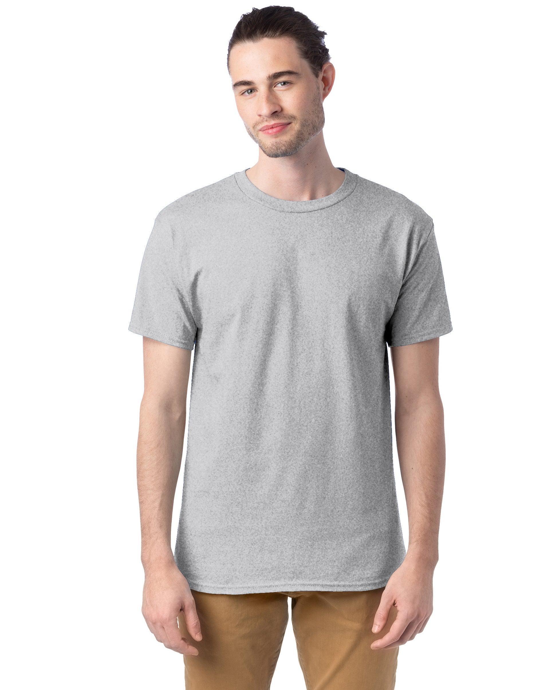 Men's Hanes® Essentials 4-Pack Cotton T-Shirt, Size: XL, Orange Product Image