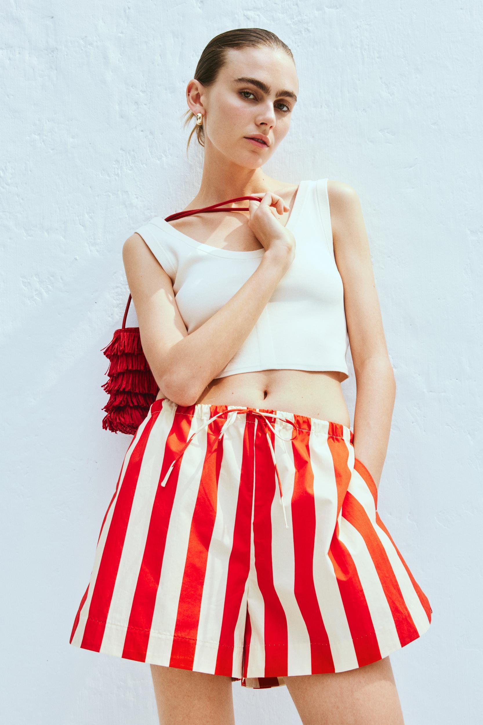 Cotton Shorts with Drawstring Product Image