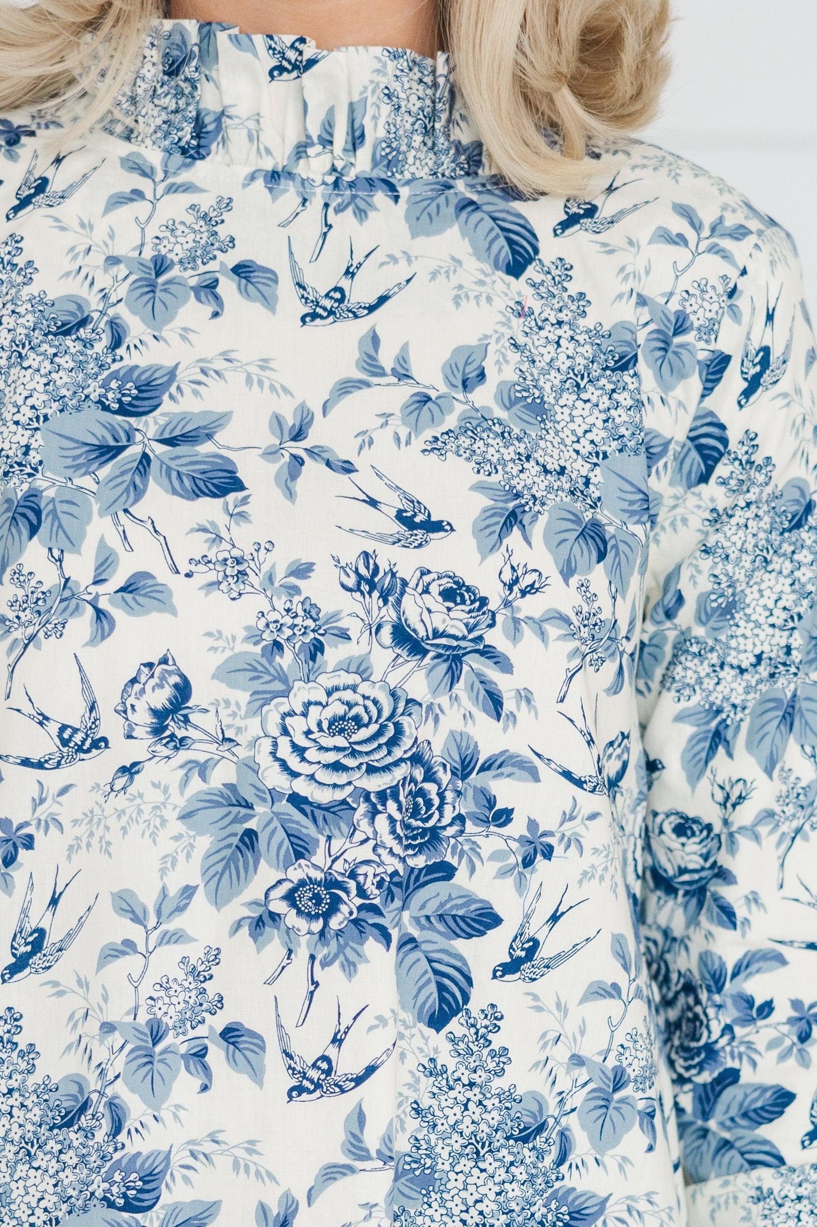 This Is It Navy Blue Toile Swing Dress Female Product Image