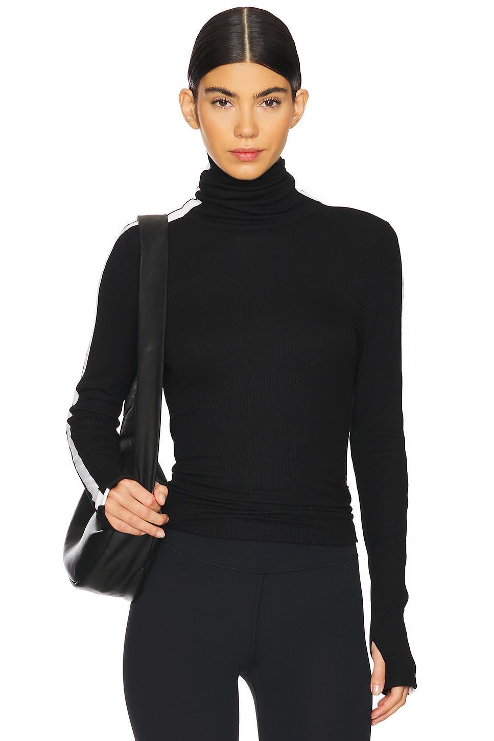 Jackson Rib Full Length Turtleneck Top Splits59 Product Image