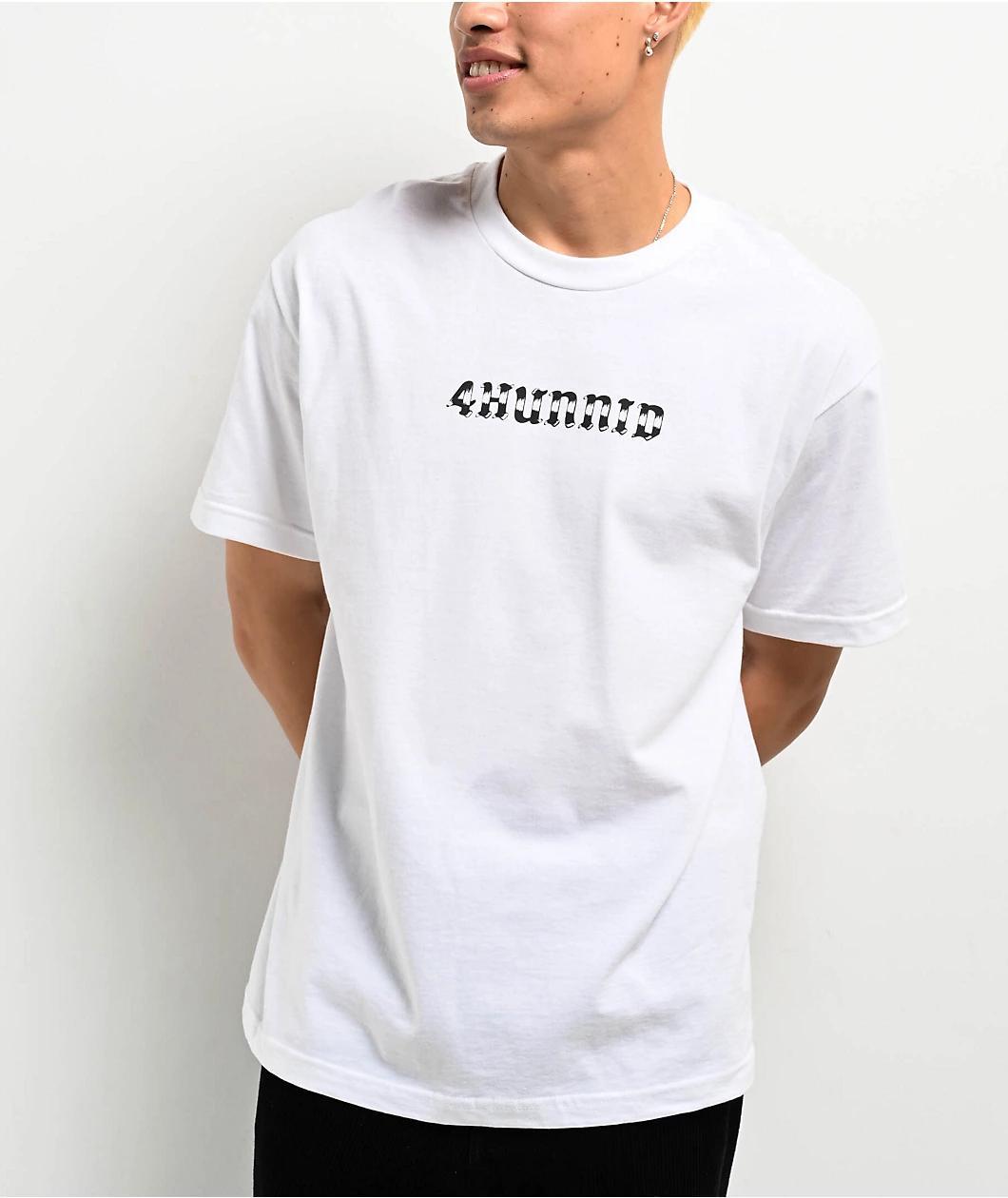 4Hunnid 4H Godly White T-Shirt Product Image