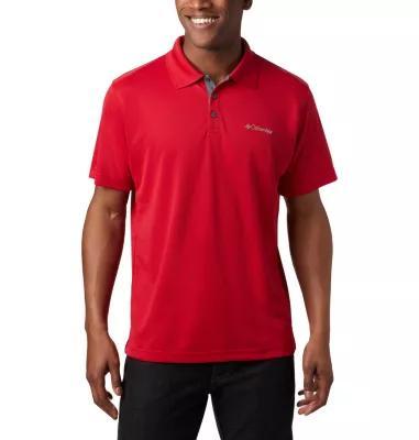 Men's Columbia Utilizer Polo, Size: XL, Mountain Red Product Image