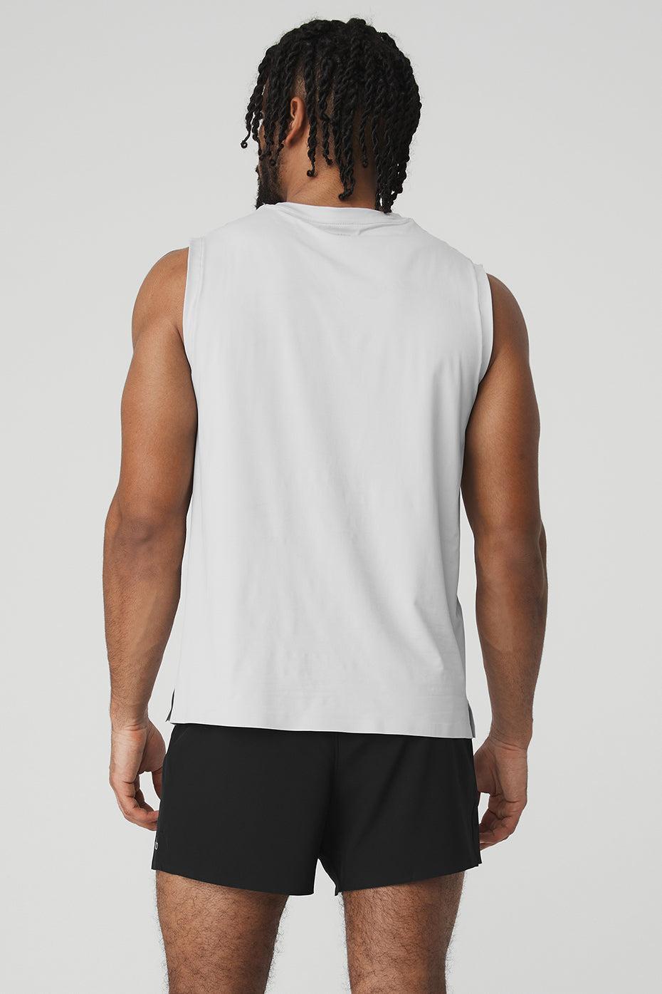 Alo Yoga | Idol Performance Tank Top Grey, Size: 2XL Product Image