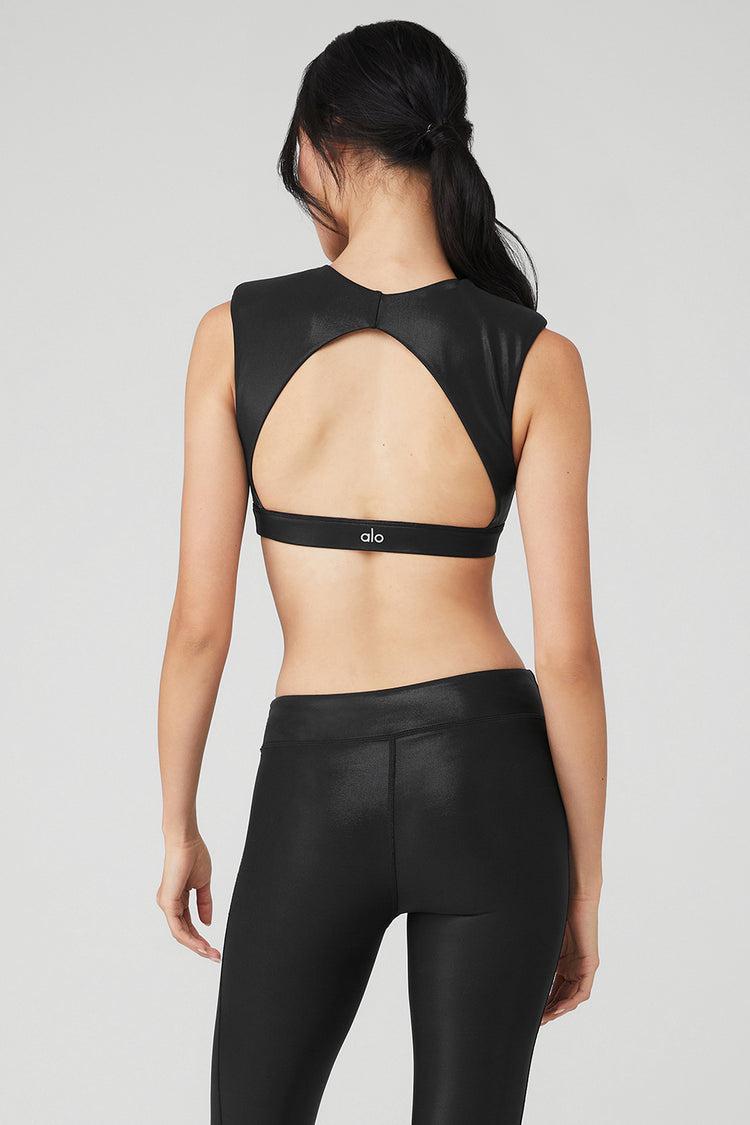 Super Shine Flash Bra - Black Product Image