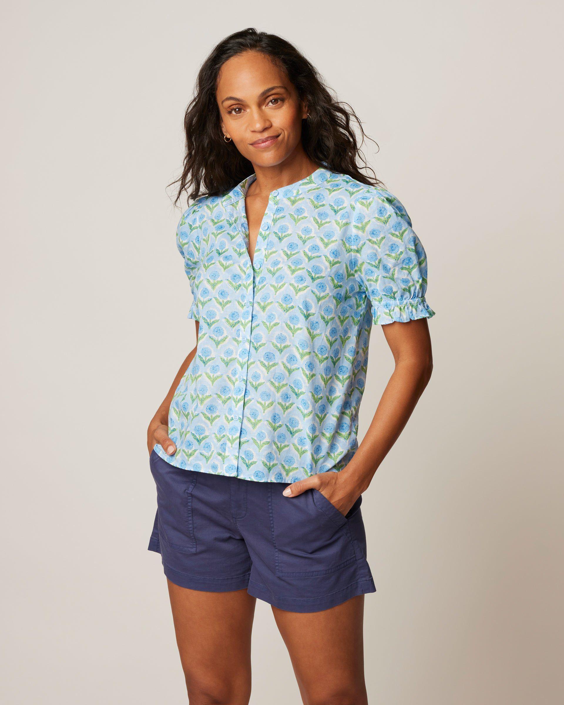 Natalia Button-Up Blouse Female Product Image