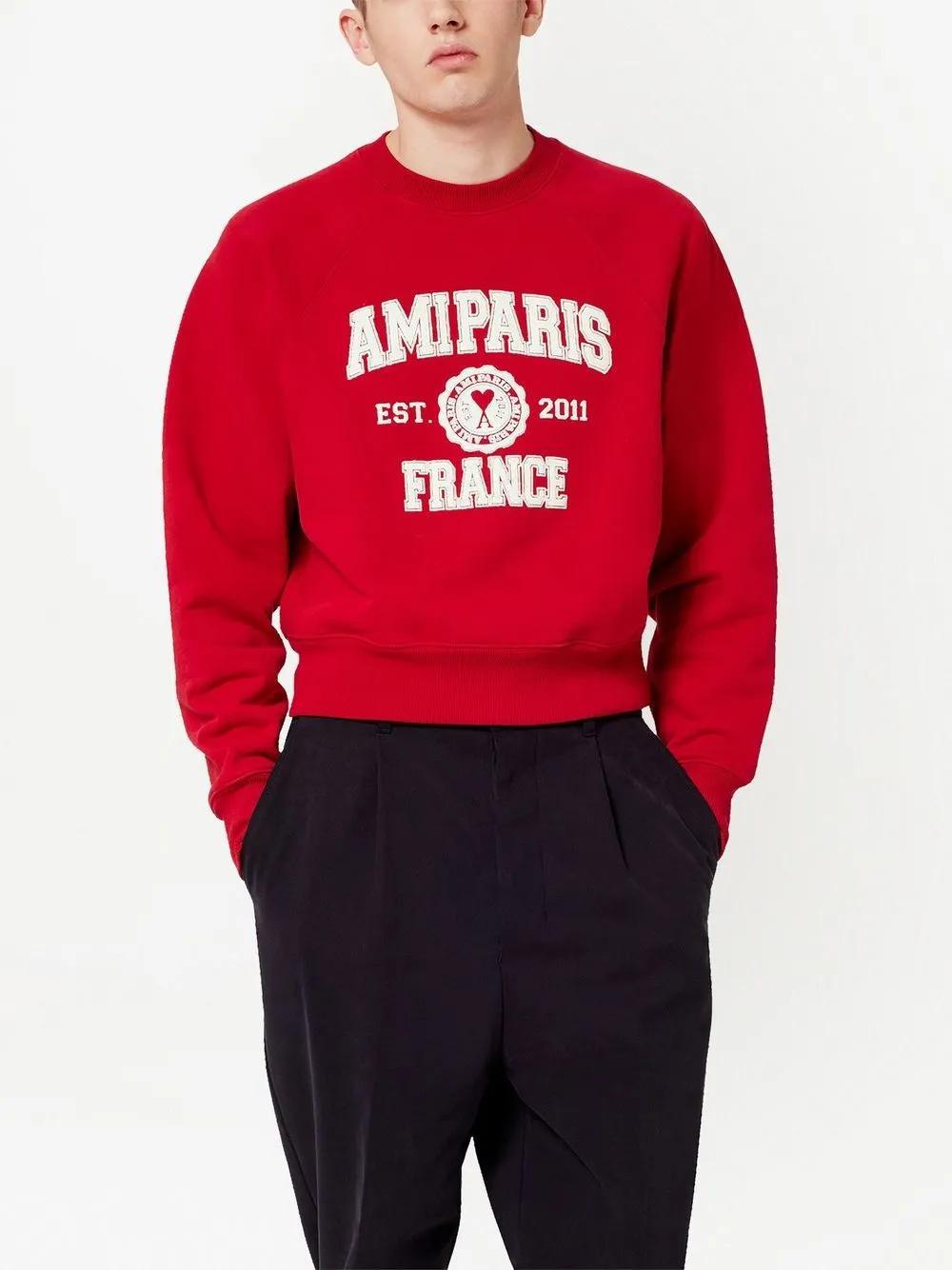 logo-print organic-cotton sweatshirt Product Image