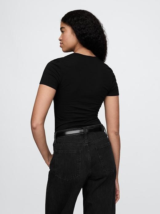 CloseKnit Jersey T-Shirt Thong Bodysuit Product Image