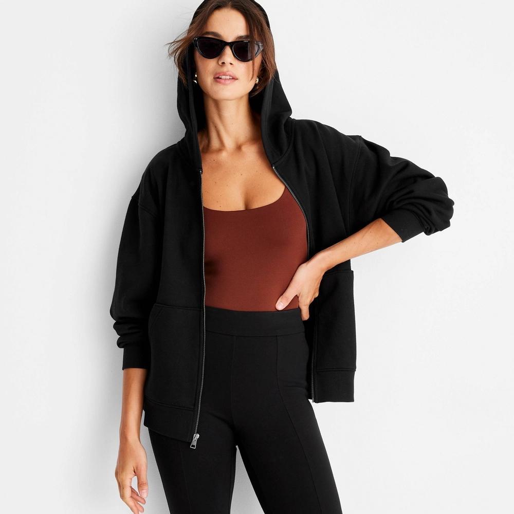 Women's Leisure Studio Zip-Up Hoodie Sweatshirt - Universal Thread™ Product Image