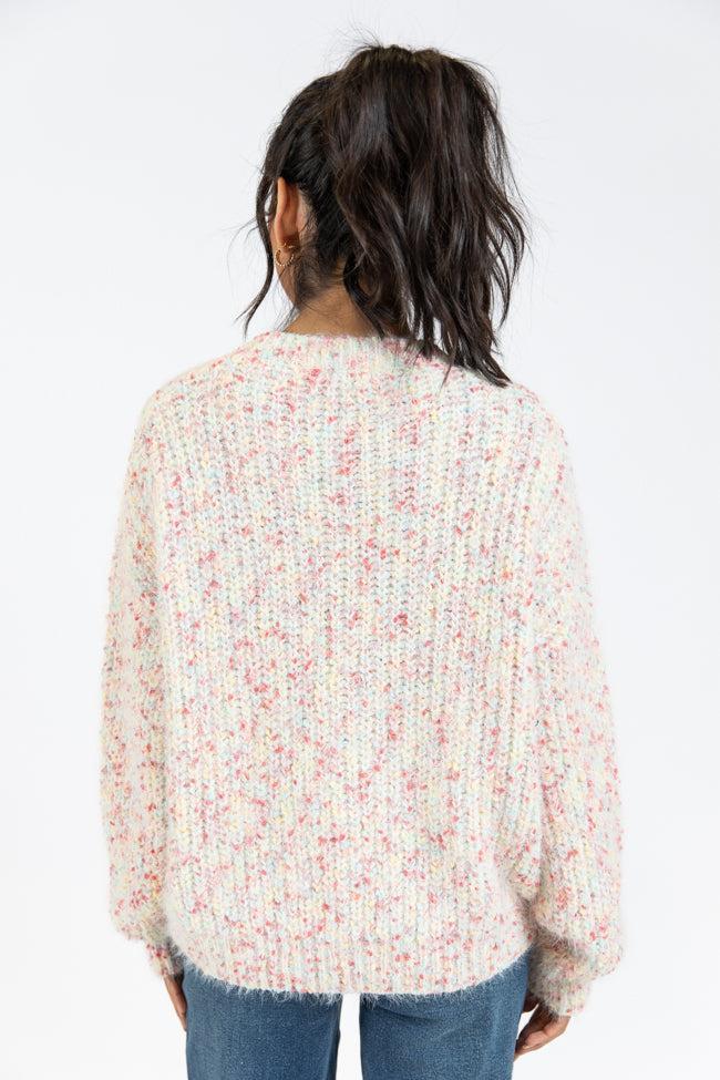 Good Impressions Ivory Multi Color Sweater FINAL SALE Product Image