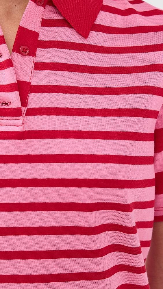 English Factory Stripe Short Sleeve Knit Top | Shopbop Product Image