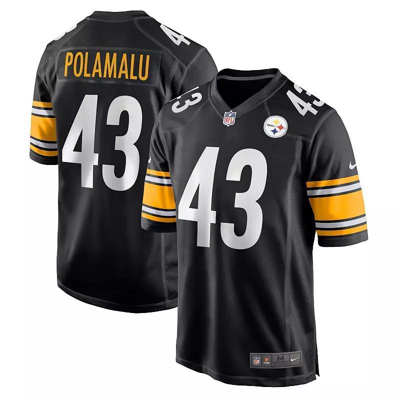 Mens Nike Troy Polamalu Pittsburgh Steelers Retired Player Game Jersey Product Image