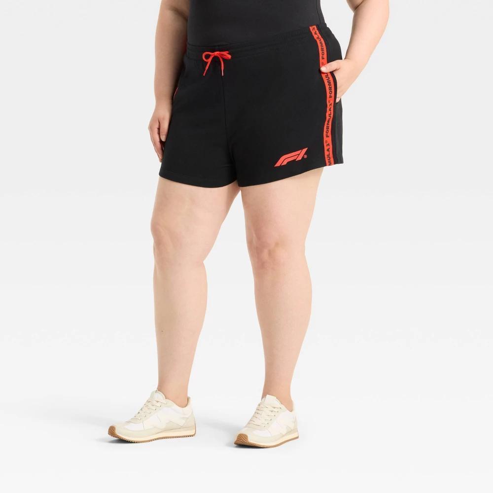 Women's Formula 1 Graphic Shorts - Black/Red Product Image